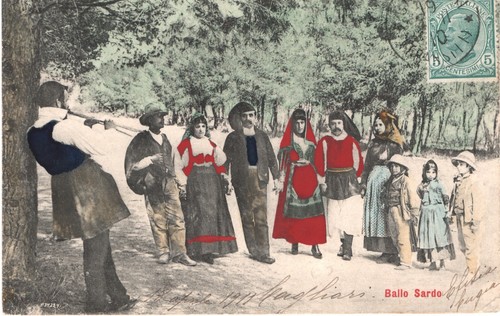 Sardegna costumi ballo - costumi,