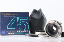 [Top Mint/in Box] CONTAX Carl Zeiss Tessar 45mm f/2.8 100 anni edizione limitata