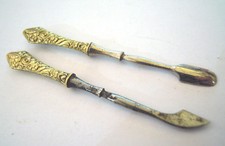 PICCOLA COPPIA DI ATTREZZI PER LA PULIZIA DELLE UNGHIE - VINTAGE - 1900 (VP)