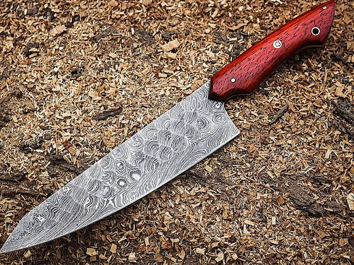 Coltello chef fatto mano - da, a