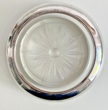 Vassoio argento bordo antico