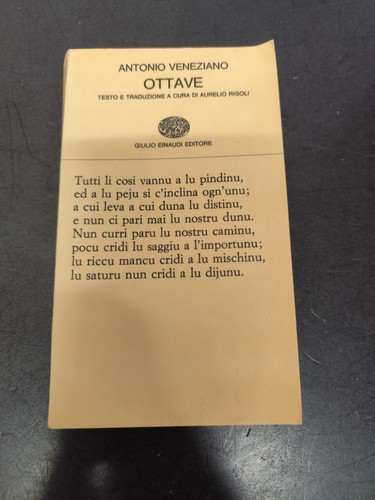 Libro ottave testo - ottave,