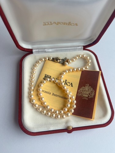 Collana perle majorica - di,