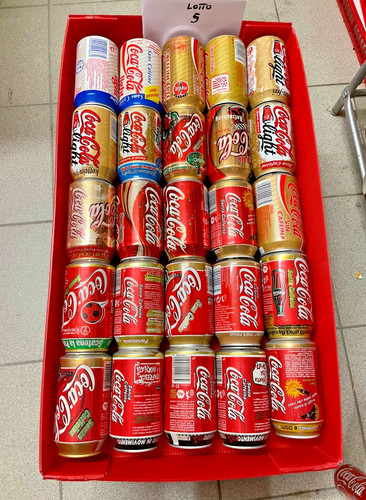 Lotto lattine coca cola - coca,