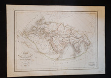 ANTICA MAPPA MONDO AL TEMPO DI