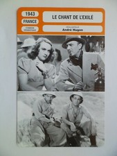 CARTE FICHE CINEMA 1943 LE