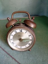 Sveglia Vintage meccanica Blessing "West Germany" SOLO PER RICAMBI NON FUNZIONA 