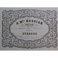 Strauss Omaggio A Mme Gassier