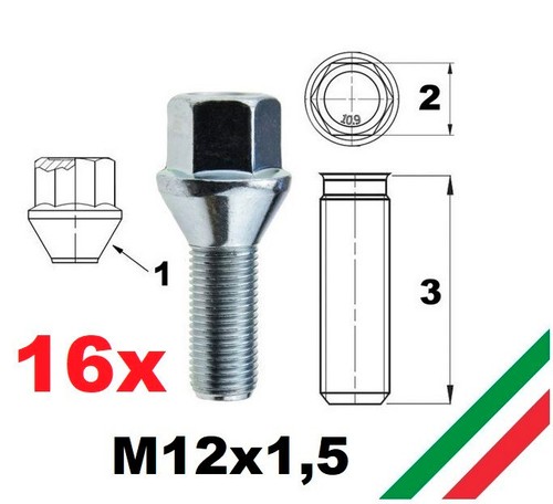 Bulloni fiat grande punto - 16,