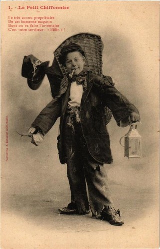 Cpa petit chiffonnier 1 - cpa,