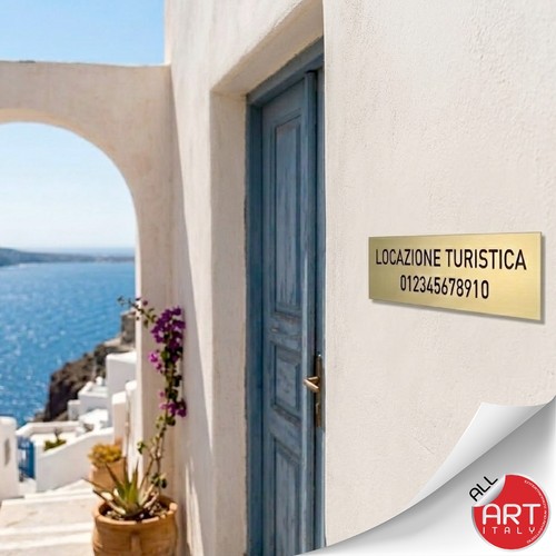 Targhetta locazione turistica - locazione,