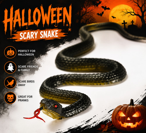 Serpente finto gomma - 45,