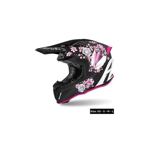 Casco cross fiori - casco,