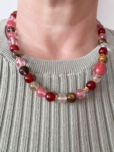 Collana donna pietre dure