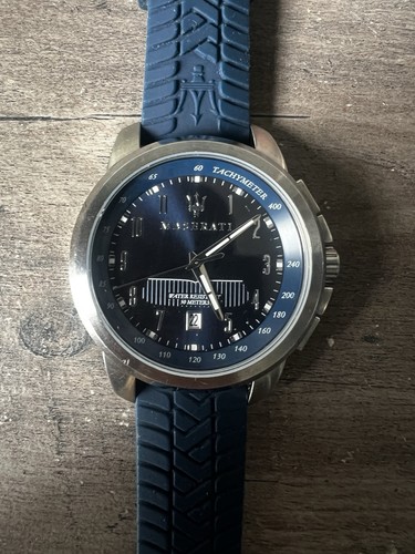 Maserati men blue rubber - maserati,