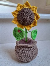 Girasole all'uncinetto 