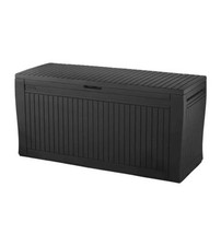 BAULE DA ESTERNO KETER "COMFY" IN RESINA GRAFITE EFFETTO LEGNO 270 LT 116,7X4...