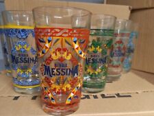 6 Bicchieri Birra Messina "Tributo Agli Artisti Siciliani" 20cl  EDIZIONE LIMIT