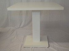 TAVOLO PRANZO GIOVE Q 80x80 LEGNO BIANCO BAR RISTORANTE HOTEL DISCOTECA CUCINA