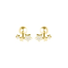 18K Oro Su Argento Sterling