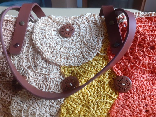 Borsa fatta mano uncinetto - fatta,