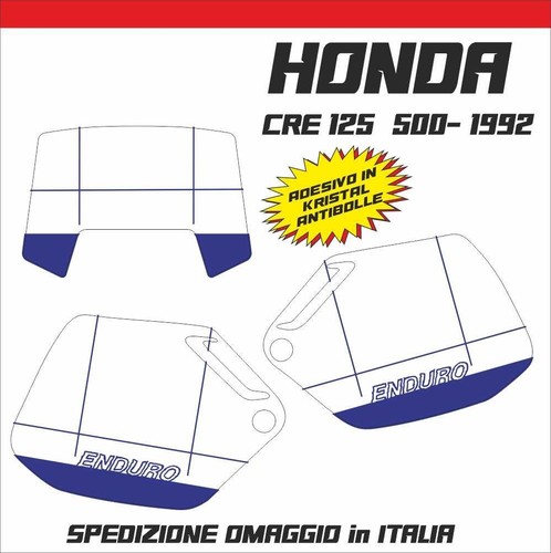 Adesivi portanumeri honda - adesivi, cre