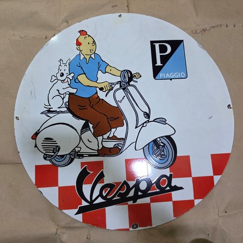 Insegna smaltata porcellana - insegna,