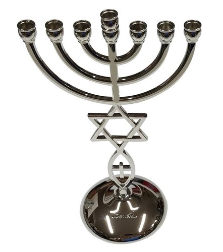 Menorah argento messianico - , 7