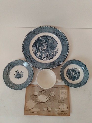 Currier ives dinner ware - dinner, the