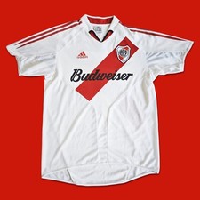 River Plate 2004 2005 2006 Home Adidas 8 Belluschi Size M Vintage football shirt