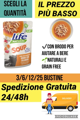 Bustine life cat soup 60gr - cat,