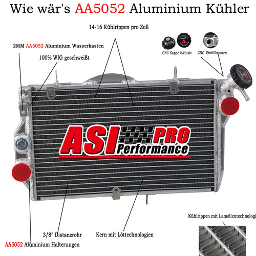 Radiatore acqua alluminio per