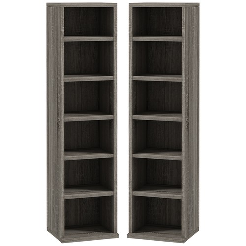 Homcom set librerie porta - librerie, cd