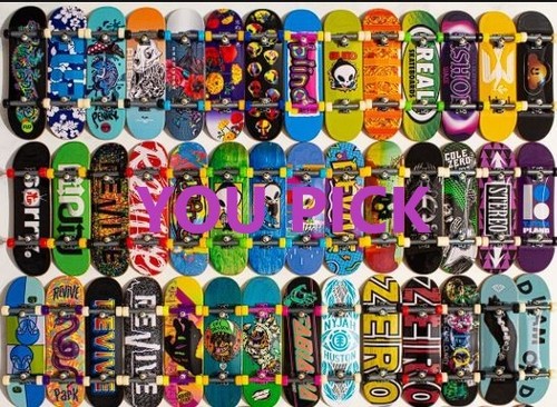 You pick fingerboards - you,