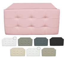 Puff pouf contenitore - contenitore, ecopelle