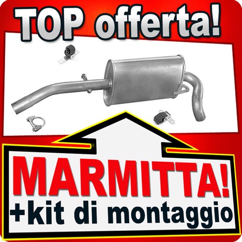 Silenziatore posteriore per - silenziatore,