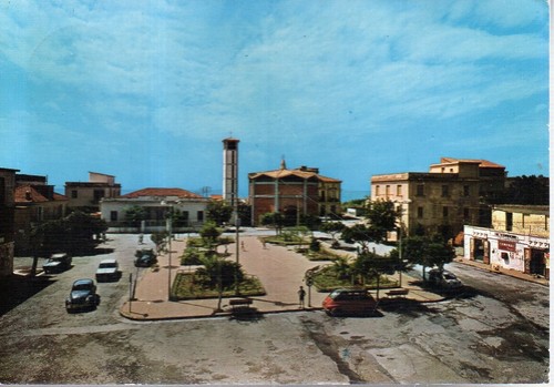 Cartolina cetraro piazza - cartolina,