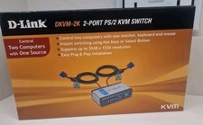 D-LINK DKVM-2K SWITCH KVM 2 PORTE PS/2 | CONTROLLO DUE COMPUTER CON UN MONITOR