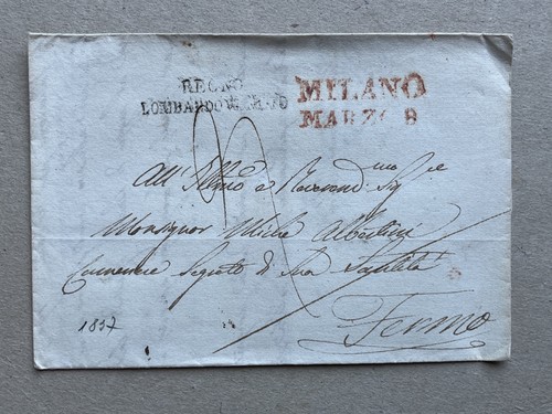 Lettera prefilatelica - m),