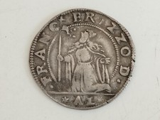 MONETA XII ARGENTO FRANCESCO ERIZZO AL DOGE VENEZIA SAN MARCO XII Leggere