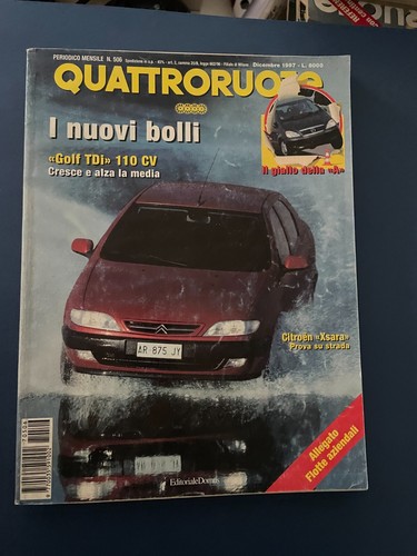 Rivista quattroruote dicembre - rivista,