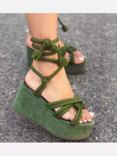 Sandali donna zeppa cm - donna,