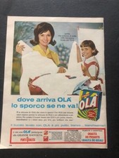 Pubblicità d'epoca reclame stampa pubblicitaria a piena pagina intera Ola
