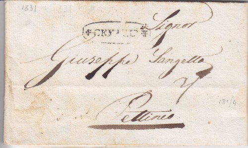 Prefilatelica sicilia 1831 - prefilatelica,