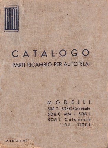 Fiat balilla 508 - c, –
