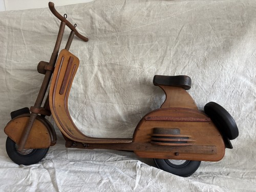 Ancien scooter bois dejou - en,