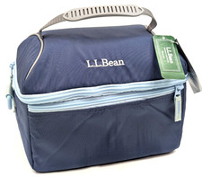 LL Bean Flip Top Zip Lunch Box