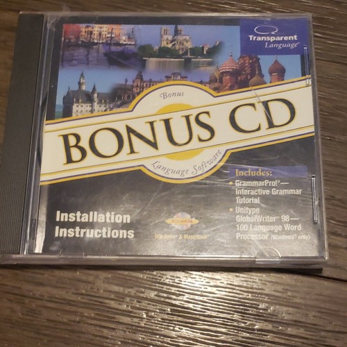 Bonus lingua trasparente - cd,