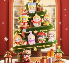 12 Pezzi FAGIOLI Serie Festa di Natale Confermata Scatola Cieca Figura Art Giocattolo Regalo