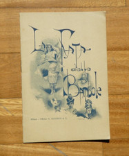 DELIZIOSO LIBRETTO PER BALLO COMICO- LA FATA DELLE BAMBOLE- RICORDI ANNI 10/20